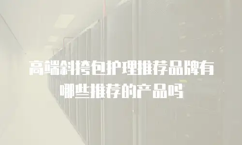 高端斜挎包护理推荐品牌有哪些推荐的产品吗