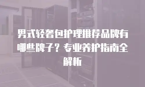 男式轻奢包护理推荐品牌有哪些牌子？专业养护指南全解析
