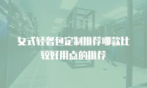 女式轻奢包定制推荐哪款比较好用点的推荐