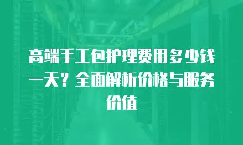 高端手工包护理费用多少钱一天？全面解析价格与服务价值
