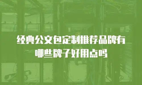 经典公文包定制推荐品牌有哪些牌子好用点吗