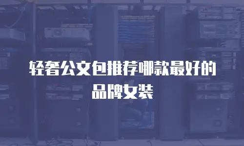 轻奢公文包推荐哪款最好的品牌女装