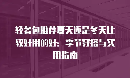 轻奢包推荐夏天还是冬天比较好用的好：季节穿搭与实用指南