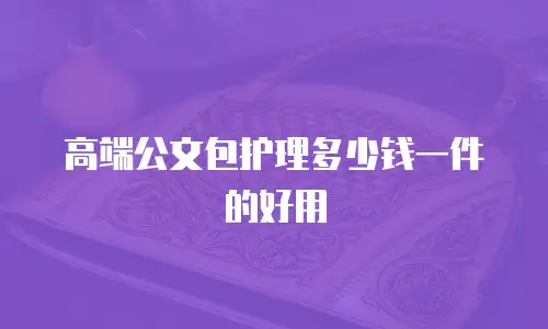 高端公文包护理多少钱一件的好用