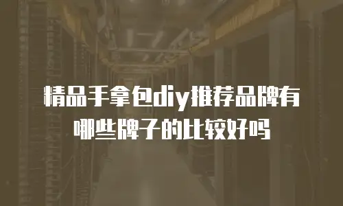 精品手拿包diy推荐品牌有哪些牌子的比较好吗