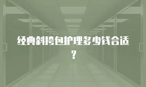 经典斜挎包护理多少钱合适？