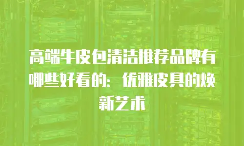高端牛皮包清洁推荐品牌有哪些好看的：优雅皮具的焕新艺术