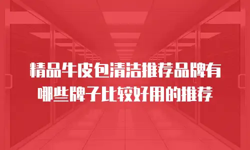 精品牛皮包清洁推荐品牌有哪些牌子比较好用的推荐