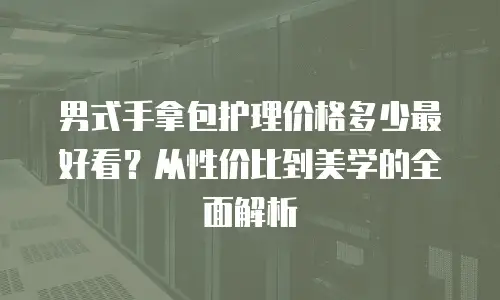 男式手拿包护理价格多少最好看？从性价比到美学的全面解析
