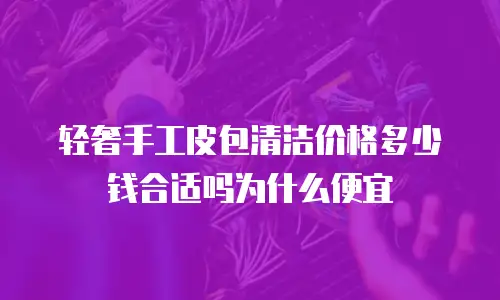 轻奢手工皮包清洁价格多少钱合适吗为什么便宜