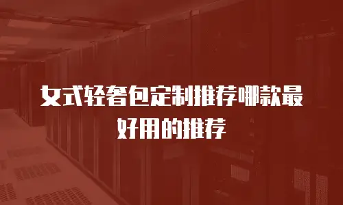 女式轻奢包定制推荐哪款最好用的推荐