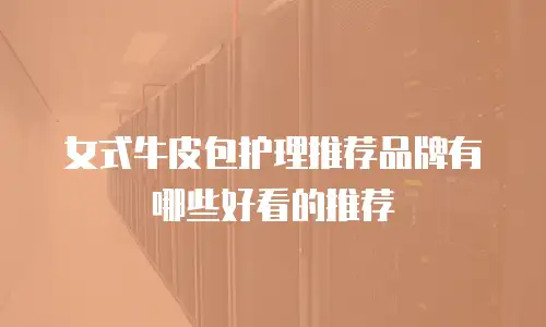 女式牛皮包护理推荐品牌有哪些好看的推荐