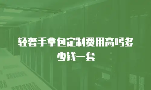 轻奢手拿包定制费用高吗多少钱一套