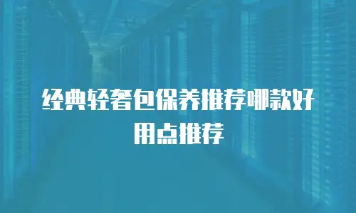 经典轻奢包保养推荐哪款好用点推荐