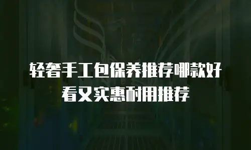 轻奢手工包保养推荐哪款好看又实惠耐用推荐