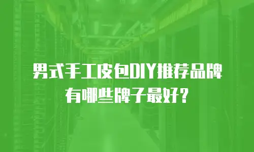 男式手工皮包DIY推荐品牌有哪些牌子最好？