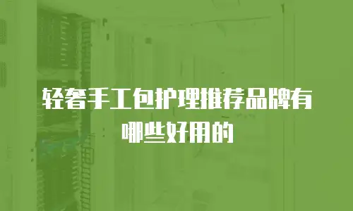 轻奢手工包护理推荐品牌有哪些好用的