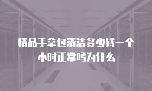 精品手拿包清洁多少钱一个小时正常吗为什么