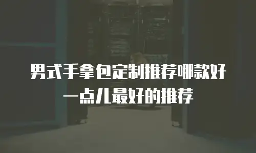 男式手拿包定制推荐哪款好一点儿最好的推荐