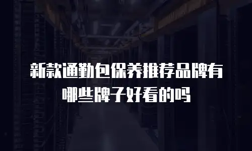 新款通勤包保养推荐品牌有哪些牌子好看的吗