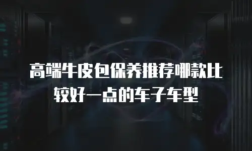 高端牛皮包保养推荐哪款比较好一点的车子车型