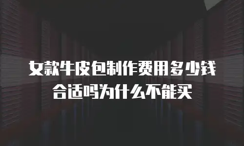 女款牛皮包制作费用多少钱合适吗为什么不能买