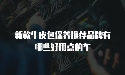 新款牛皮包保养推荐品牌有哪些好用点的车