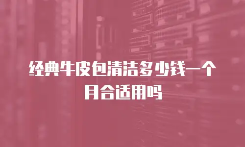 经典牛皮包清洁多少钱一个月合适用吗