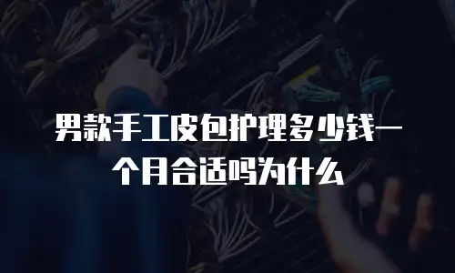 男款手工皮包护理多少钱一个月合适吗为什么