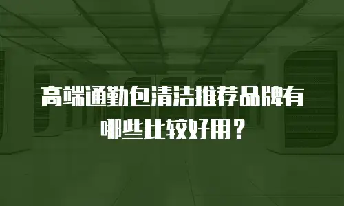 高端通勤包清洁推荐品牌有哪些比较好用？