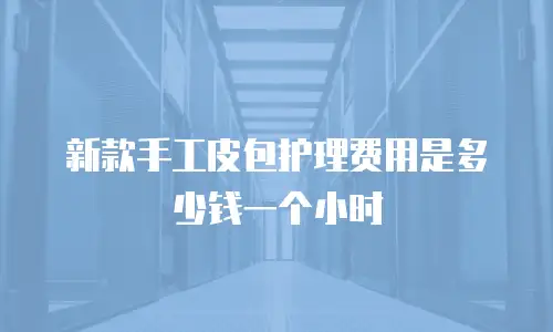 新款手工皮包护理费用是多少钱一个小时