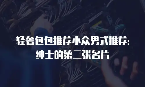 轻奢包包推荐小众男式推荐：绅士的第二张名片