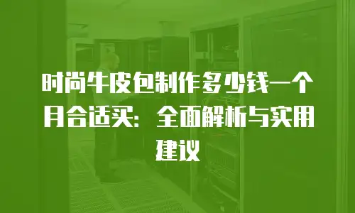 时尚牛皮包制作多少钱一个月合适买：全面解析与实用建议