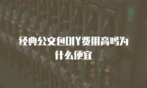 经典公文包DIY费用高吗为什么便宜