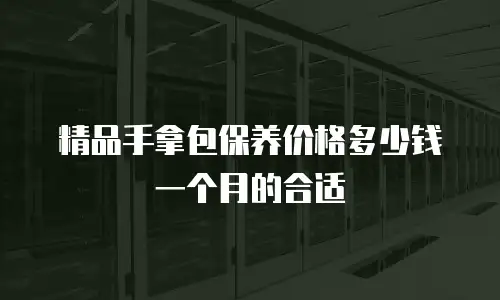 精品手拿包保养价格多少钱一个月的合适