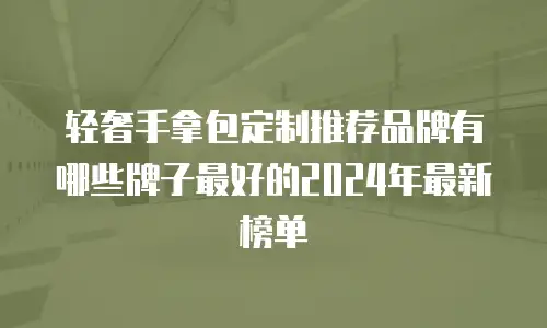 轻奢手拿包定制推荐品牌有哪些牌子最好的2024年最新榜单