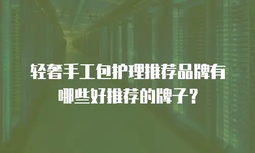轻奢手工包护理推荐品牌有哪些好推荐的牌子？