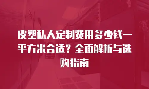 皮塑私人定制费用多少钱一平方米合适？全面解析与选购指南