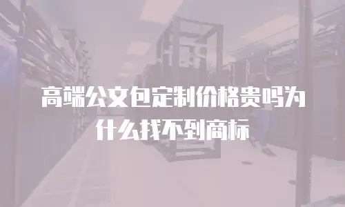 高端公文包定制价格贵吗为什么找不到商标