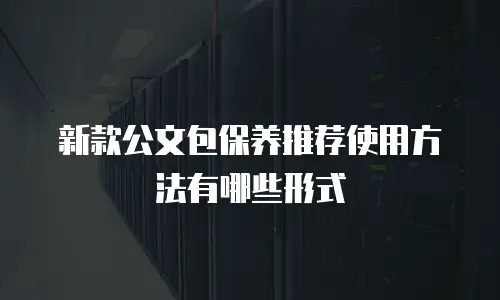 新款公文包保养推荐使用方法有哪些形式