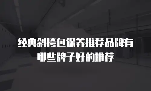 经典斜挎包保养推荐品牌有哪些牌子好的推荐