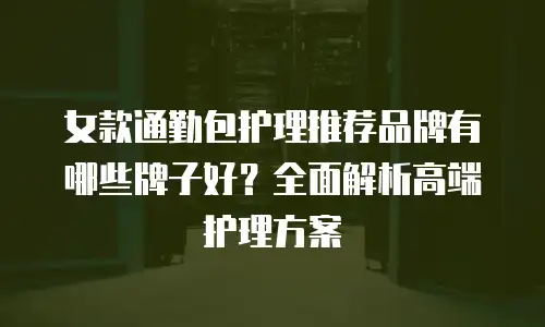 女款通勤包护理推荐品牌有哪些牌子好？全面解析高端护理方案