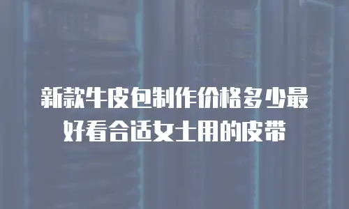新款牛皮包制作价格多少最好看合适女士用的皮带