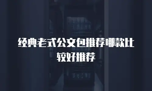 经典老式公文包推荐哪款比较好推荐