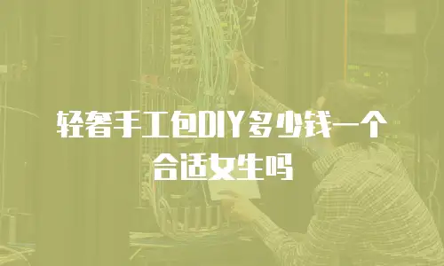 轻奢手工包DIY多少钱一个合适女生吗