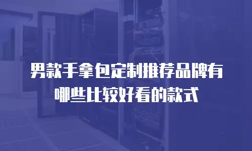 男款手拿包定制推荐品牌有哪些比较好看的款式