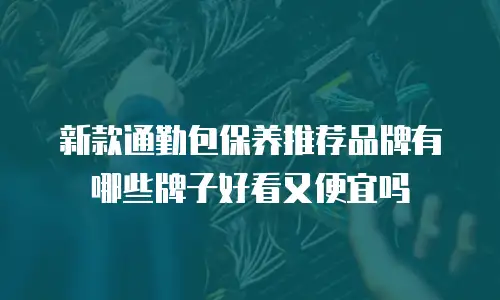 新款通勤包保养推荐品牌有哪些牌子好看又便宜吗