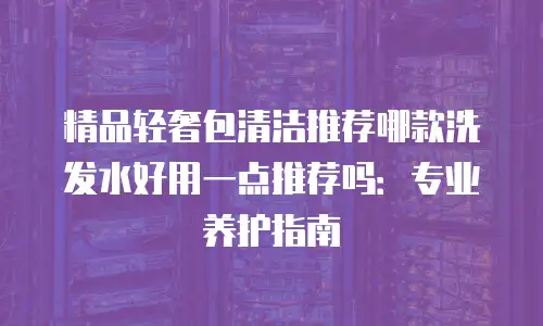 精品轻奢包清洁推荐哪款洗发水好用一点推荐吗：专业养护指南