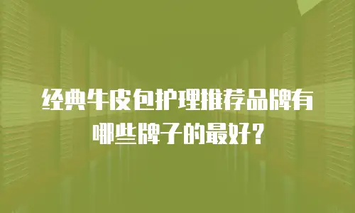 经典牛皮包护理推荐品牌有哪些牌子的最好？