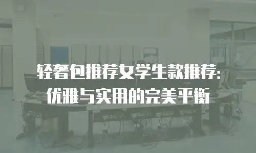 轻奢包推荐女学生款推荐：优雅与实用的完美平衡